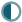 Ícone que demonstra um círculo metade escuro e metade claro, para habilitar o contraste