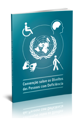 Capa da Publicação com a logo da Organização das Nações Unidadas circundada por ícones de pessoas com deficiência e o título da publicação embaixo.