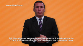 Há alguma regra especial quanto à assinatura da CTPS e à formalização do contrato de trabalho com uma pessoa com deficiência?