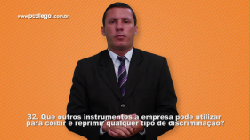 Que outros instrumentos a empresa pode utilizar para coibir e reprimir qualquer tipo de discriminação?