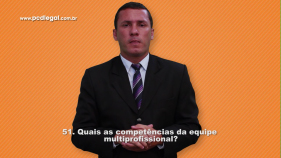 Quais as competências da equipe multiprofissional?