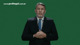 Gif animado de uma pessoa falando Libras